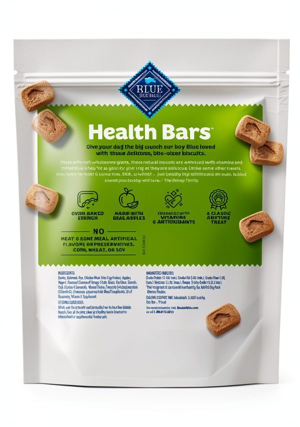 Blue Buffalo Dog Treats Mini Crunchy Biscuits Apples Yogurt-1