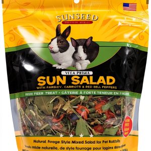 Prime Pet Deals Rabbit Treat Natural Forage Salad High Fiber-0