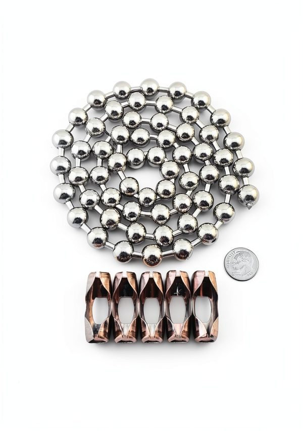 Stainless Steel Ball Chain 12mm Bead Industrial Grade Glory-2