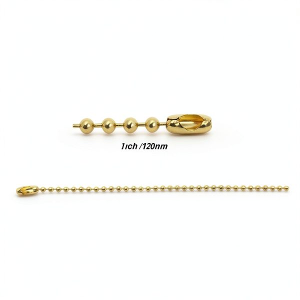 ABBECIAO Brass Ball Chains Durable Rust Proof Industrial Use-2