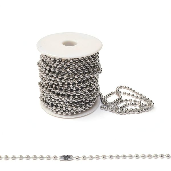 ROEIEIS 304 Stainless Steel Ball Chain Industrial Crafts-1