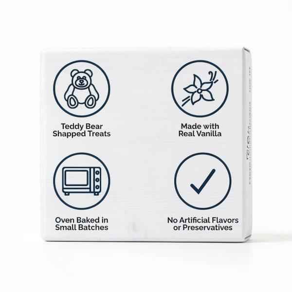 Vitakraft Small Animal Treats Vanilla Teddy Bear Snacks-1