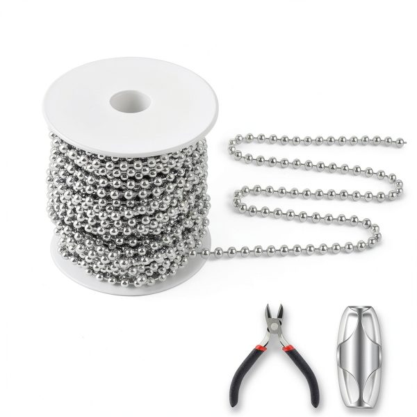 Aemygo 304 Stainless Steel Ball Chain Kit Rust Resistant-4