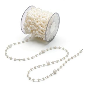 Liyeehao Iron Vertical Blind Bead Chain Manual White Indoor-0