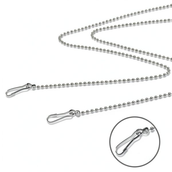 Arecyuer Stained Glass Window Hanging Ball Chain Stainless-1