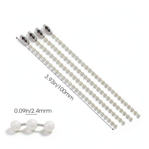 JIEYAO Ball Chains 300Pcs Iron Alloy Keychain DIY Crafts-1