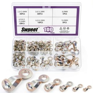 Swpeet Ball Chain Connectors Stainless Steel Ceiling Fan-0