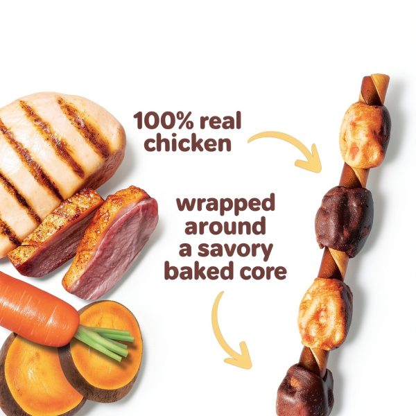Hartz Dog Treats Chicken Sweet Potato Dental Health Chews-3