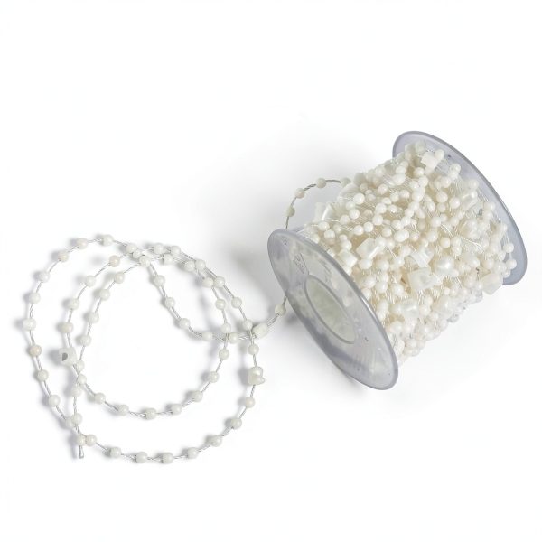 Liyeehao Iron Vertical Blind Bead Chain Manual White Indoor-2