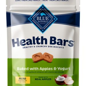 Blue Buffalo Dog Treats Mini Crunchy Biscuits Apples Yogurt-0