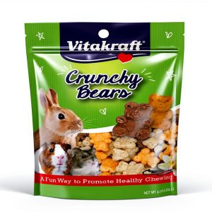 Vitakraft Small Animal Treats Vanilla Teddy Bear Snacks-0