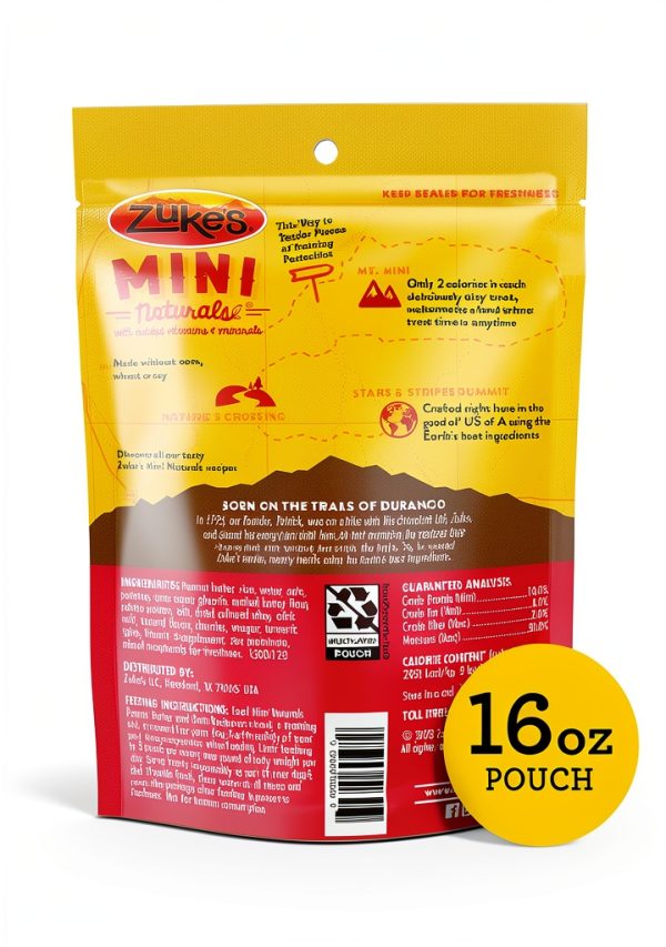 Zukes Natural Dog Treats Peanut Butter Cherry Training-5