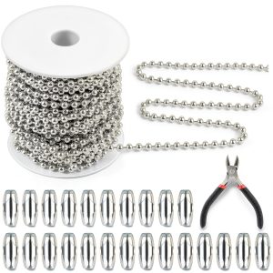 Aemygo 304 Stainless Steel Ball Chain Kit Rust Resistant-0