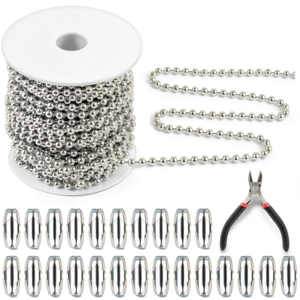 Aemygo 304 Stainless Steel Ball Chain Kit Rust Resistant-0