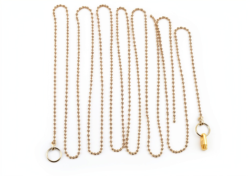 'MAYILI ball chain in use for wiring through a hollow wall'