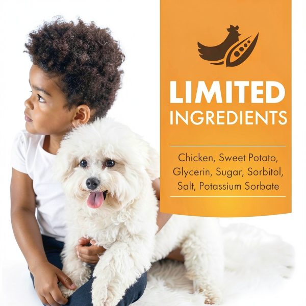 Pur Luv Chicken Jerky Dog Treats Sweet Potato Chews-6