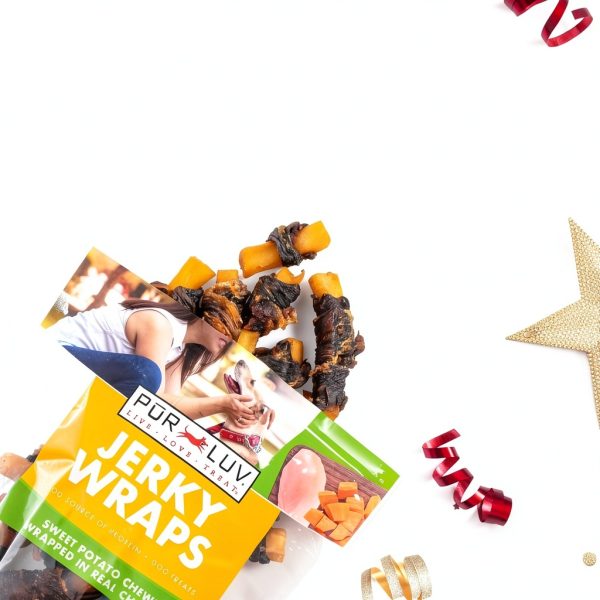 Pur Luv Chicken Jerky Dog Treats Sweet Potato Chews-2