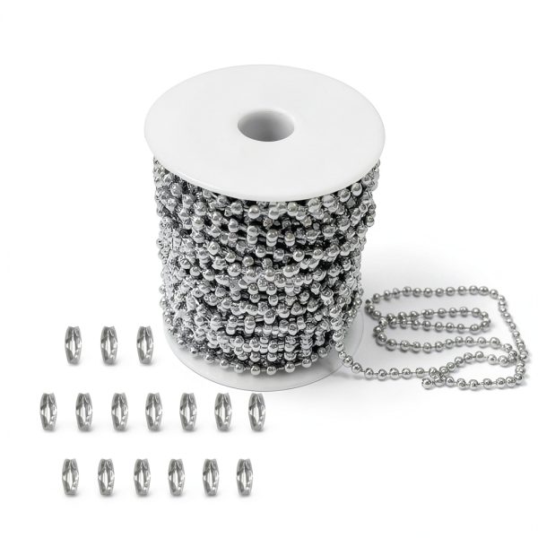 ROEIEIS 304 Stainless Steel Ball Chain Industrial Crafts-2