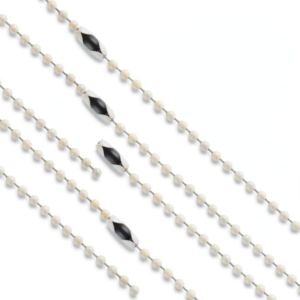 JIEYAO Ball Chains 300Pcs Iron Alloy Keychain DIY Crafts-2