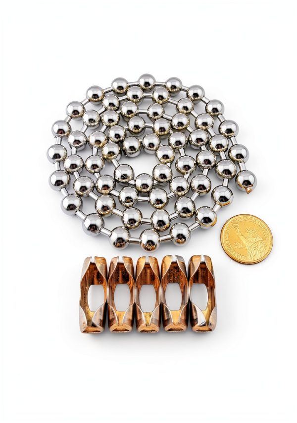 Stainless Steel Ball Chain 12mm Bead Industrial Grade Glory-1