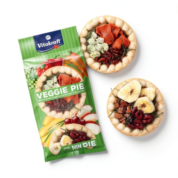 Vitakraft Small Pet Treats Timothy Hay Pie Foraging Activity-3
