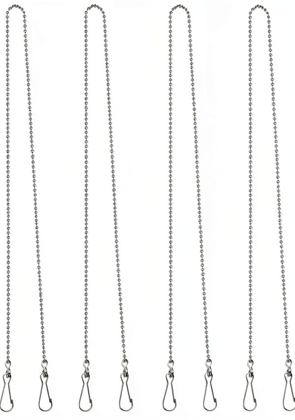 Arecyuer Stained Glass Window Hanging Ball Chain Stainless-0