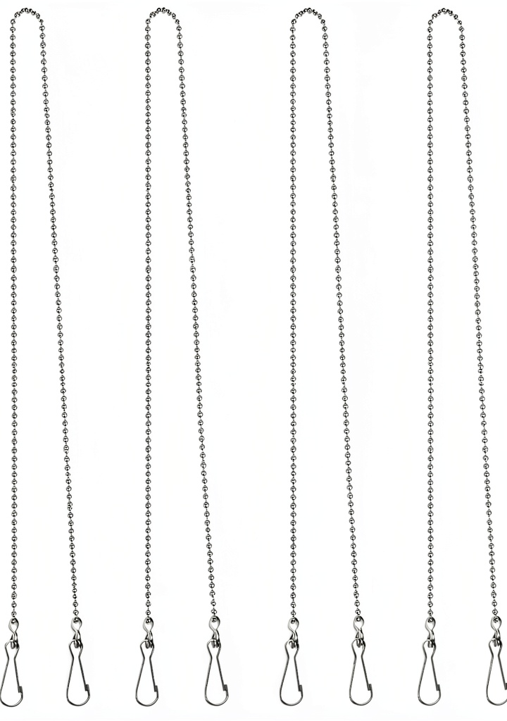 Arecyuer Hanging Ball Chain set with stainless steel links and hooks