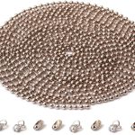 GZXUNFA Beaded Pull Chain Stainless Steel Blackout Window-0