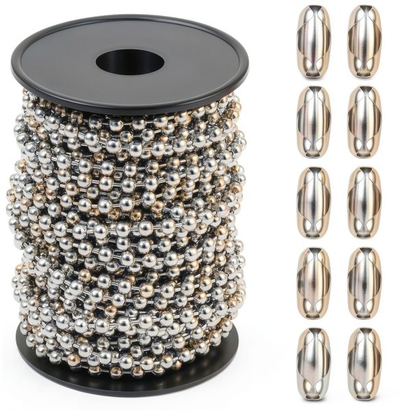 Stainless Steel Ball Chain Meyeyaia 15m Rust Resistant-0