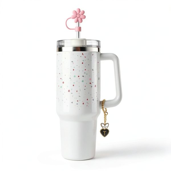 Stanley Cup Straw Cover ANLABESY Pink Silicone-5