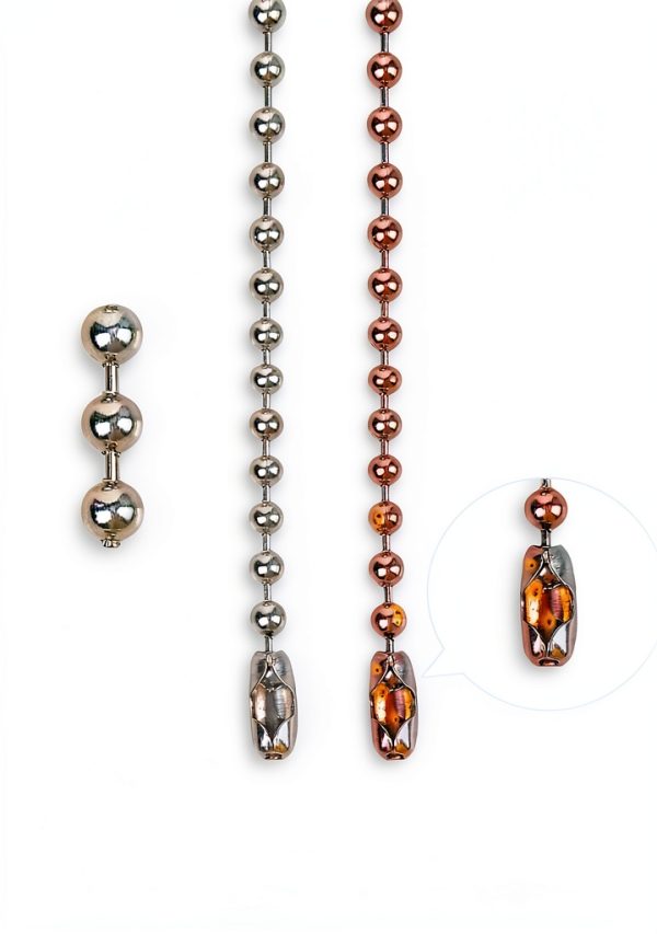 HUIYEETEX Stainless Pull Chain 40lb Metal Shade-4
