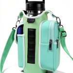 Magnetic Gym Bottle Carrier by icolor Neoprene Bag with Shoulder Strap-0