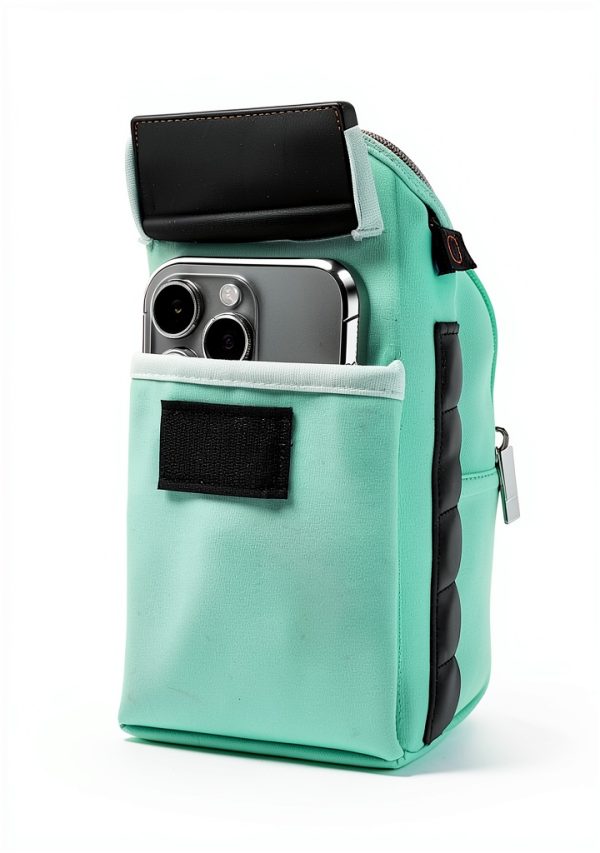 Magnetic Gym Bottle Carrier by icolor Neoprene Bag with Shoulder Strap-3