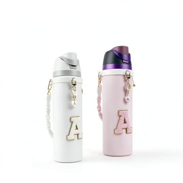 SITKOL Owala Bottle Letter Charm Set White A Style Durable Strap-5