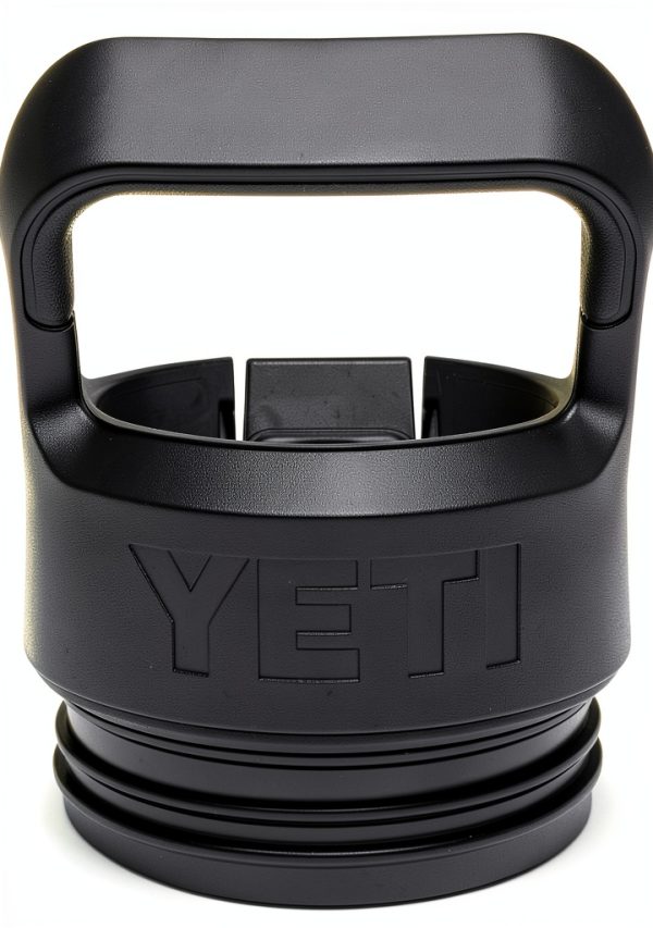 YETI Rambler Bottle Straw Cap Blue Plastic Leakproof TripleHaul Handle-2