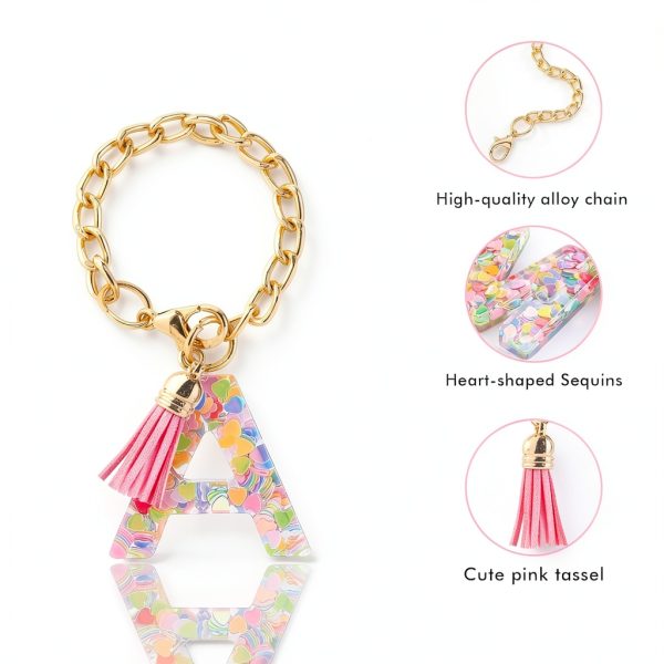 Personalized Letter Charm for Tumbler by CCINPPY – Pink Epoxy Resin-4