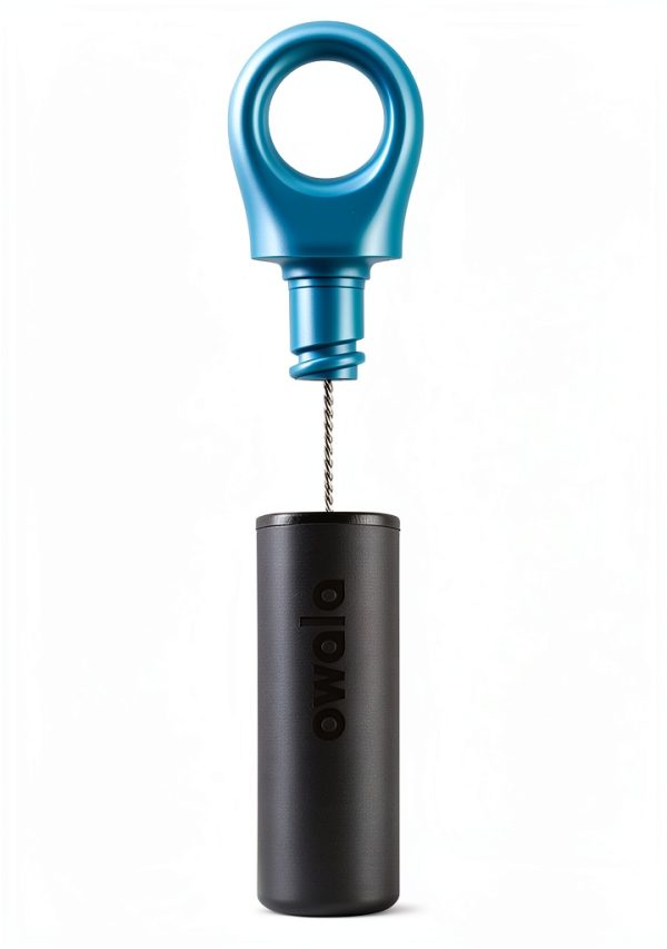 Bottle Brush Owala Twist N Hide with Removable Straw Brush Smokey Blue-3
