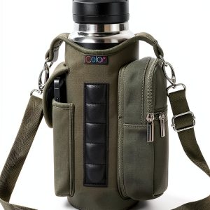 icolor Magnetic Gym Bag Water Bottle Carrier with Shoulder Strap-0