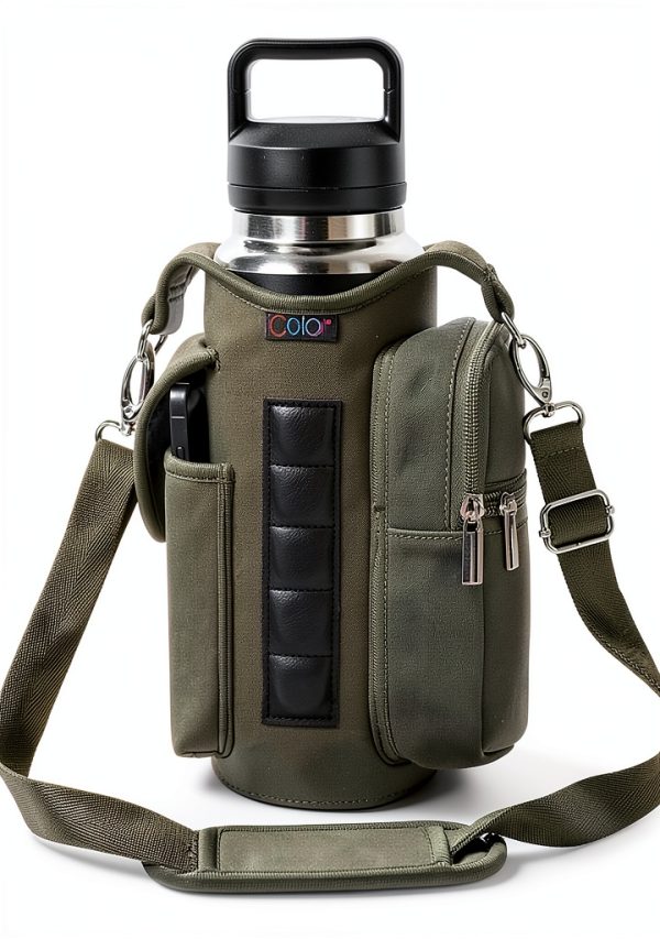 icolor Magnetic Gym Bag Water Bottle Carrier with Shoulder Strap-0