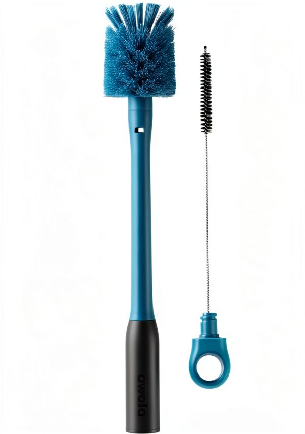 Bottle Brush Owala Twist N Hide with Removable Straw Brush Smokey Blue-0