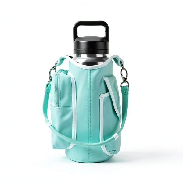 Magnetic Gym Bottle Carrier by icolor Neoprene Bag with Shoulder Strap-4