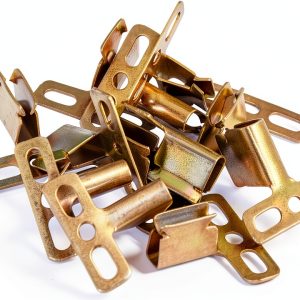 Mid America Steel Shutter Clips for Vinyl Shutters 12 Pack Gold-0