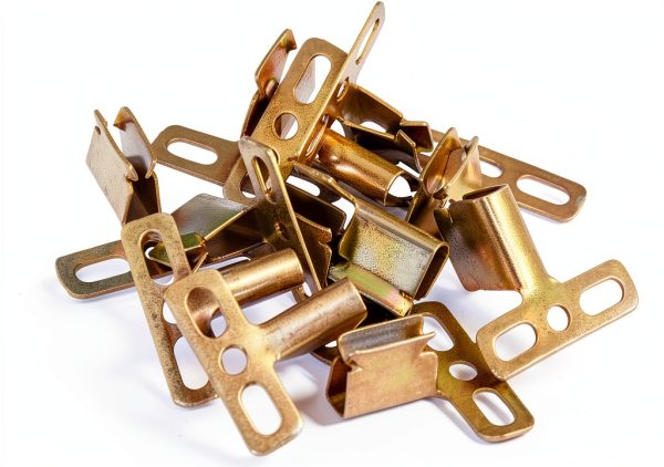 Mid America Steel Shutter Clips for Vinyl Shutters 12 Pack Gold-0