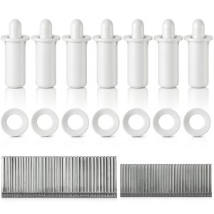 Jetec 85 Pieces Repair Plantation Shutters Tool Set Plantation Shutter Louvers Staples Replacement Repair Pins for Windows Tools Supplies (Regular Size)-0