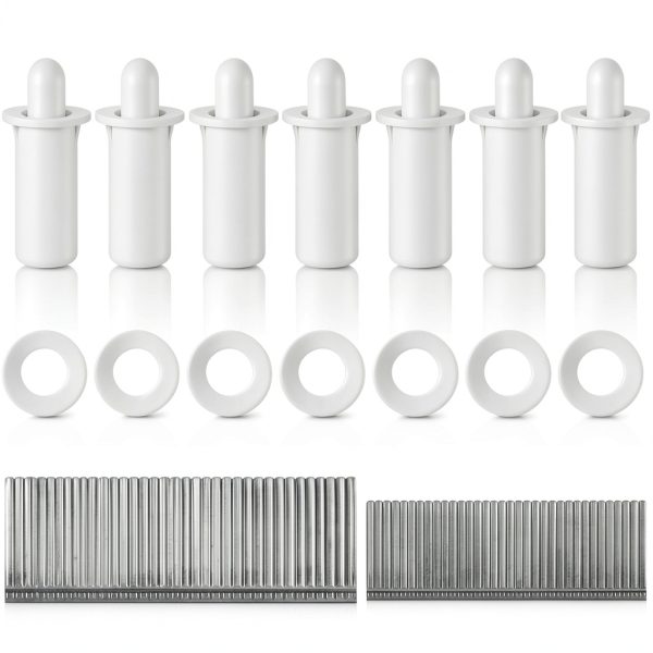 Jetec 85 Pieces Repair Plantation Shutters Tool Set Plantation Shutter Louvers Staples Replacement Repair Pins for Windows Tools Supplies (Regular Size)-0