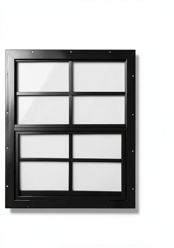 Shed Windows 18x23 Brown Aluminum Sliding Window with Tempered Glass-9