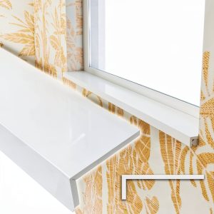 White Window Sill Protector SXSJMY 6x36in Waterproof PVC Cover-0