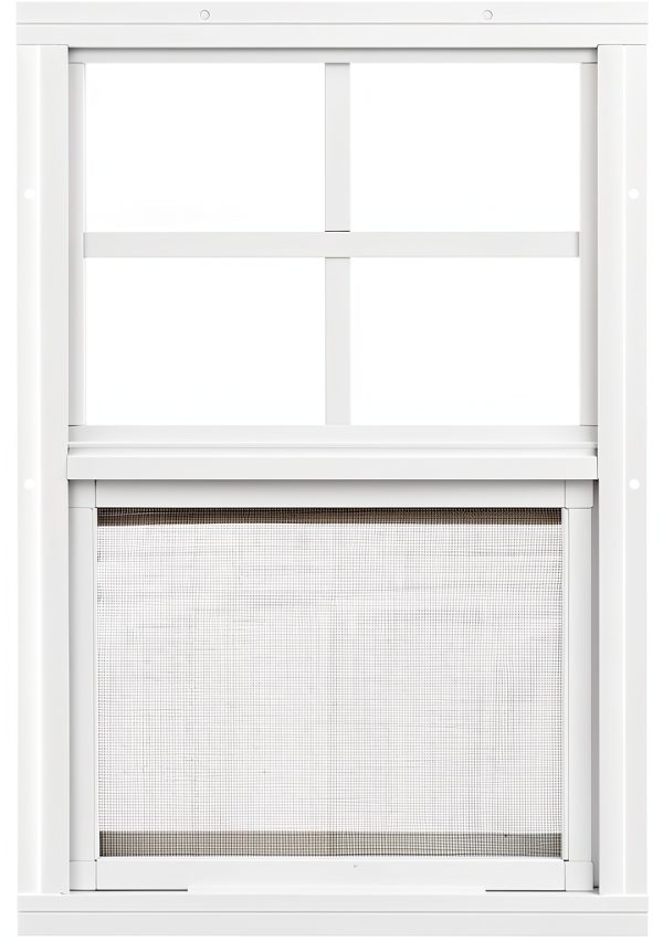 Shed Windows 18x23 Brown Aluminum Sliding Window with Tempered Glass-5