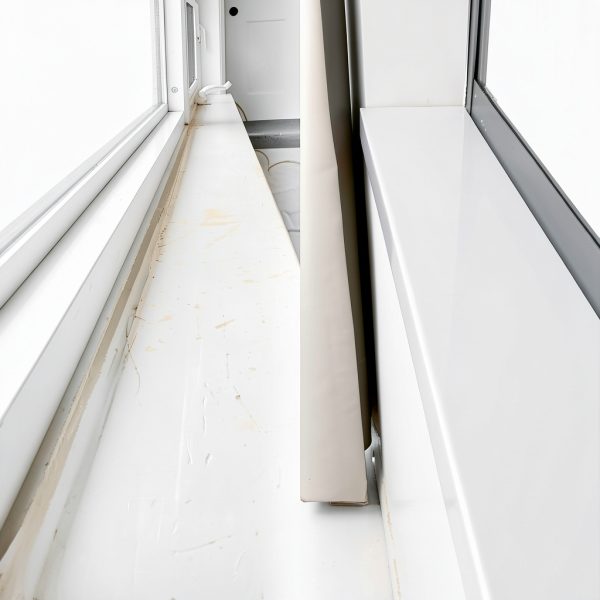 White Window Sill Protector SXSJMY 6x36in Waterproof PVC Cover-3