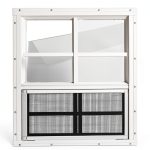 Shed Windows Cieex 12x18 Flush Mount Sliding – Tempered Glass White-0